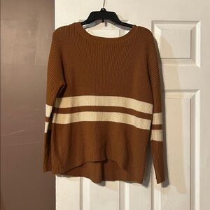 IJOAH Warm Brown Knit Sweater